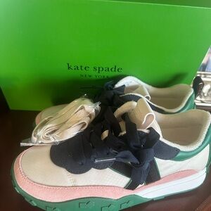 Kate Spade Sneakers in Pink, Green, and Black